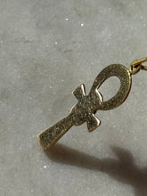Load image into Gallery viewer, Egyptian Ankh 18k Gold Pendant
