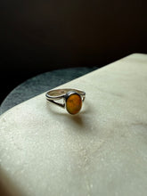 Load image into Gallery viewer, Vintage Opal Sterling Silver Ring Size 7.25
