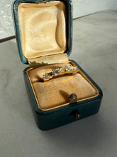 Load image into Gallery viewer, CZ Gold Vermeil Stacker Band Size 5.5
