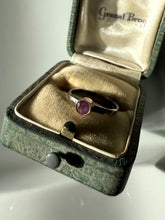 Load image into Gallery viewer, Natural Ruby Sterling Silver &amp; 14k Gold Ring Size 6.25
