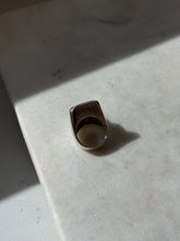 Load image into Gallery viewer, Chunky Vintage Square Sterling Silver Ring Size 6.75
