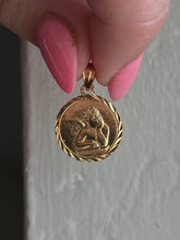 Load image into Gallery viewer, Cherub Vintage 14k Gold Charm
