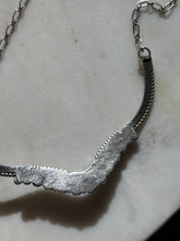 Load image into Gallery viewer, Vintage Signed Opal Sterling Necklace 18.75”
