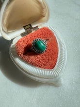 Load image into Gallery viewer, Malachite Sterling Silver Ring Size 5.25

