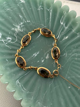 Load image into Gallery viewer, Smoky Quartz Gold Filled Bracelet 7.25”
