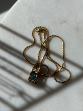 Load image into Gallery viewer, Gold Vermeil Opal Necklace 18”
