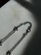 Load image into Gallery viewer, Vintage Star Sterling Silver Necklace 16”

