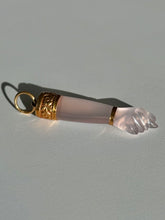 Load image into Gallery viewer, Chalcedony 18k Gold Mano Figa Pendant
