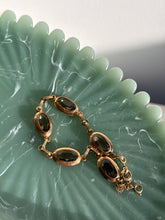 Load image into Gallery viewer, Smoky Quartz Gold Filled Bracelet 7.25”
