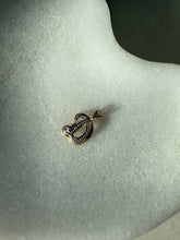 Load image into Gallery viewer, Vintage 14k Gold Script ‘D’ Pendant
