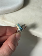 Load image into Gallery viewer, Vintage Opal Sterling Silver Ring Size 9
