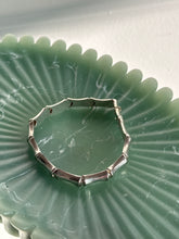 Load image into Gallery viewer, Bamboo Link Sterling Silver Bracelet 7.25”
