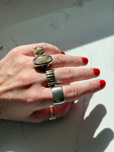 Load image into Gallery viewer, Chunky Solid Sterling Silver Cigar Band Ring Size 7.25
