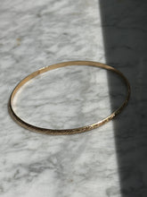 Load image into Gallery viewer, Vintage 14k Solid Gold Thin Bangle Bracelet
