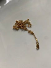 Load image into Gallery viewer, Figaro Vintage 14k Gold Necklace
