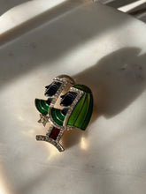 Load image into Gallery viewer, Egyptian Enamel Gold Plated Brooch
