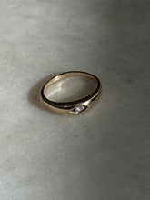 Load image into Gallery viewer, Vintage 10k Yellow Gold Diamond Midi Ring Size 2.5
