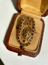 Load image into Gallery viewer, Egyptian Scarab Beetle 18k Gold Ring Size 5.5
