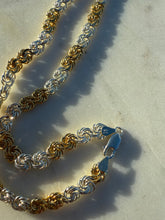 Load image into Gallery viewer, Milor Italy Two-Toned Sterling Gold Vermeil Chain 24”
