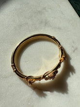 Load image into Gallery viewer, Opal 14k Gold Bangle Bracelet 6.25”
