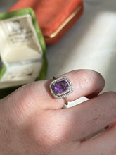 Load image into Gallery viewer, Amethyst Sterling Silver Ring
