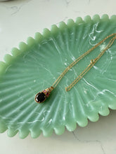 Load image into Gallery viewer, Tourmaline Gold Vermeil Necklace 18”
