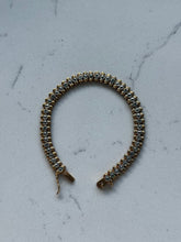 Load image into Gallery viewer, Gold Vermeil CZ Tennis Bracelet 7”
