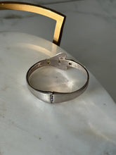Load image into Gallery viewer, Vintage Peridot Sterling Silver Hinged Bangle Bracelet
