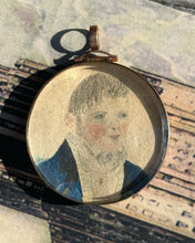 Load image into Gallery viewer, Antique 10k Rosey Gold Mourning Locket

