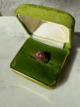 Load image into Gallery viewer, Vintage Ruby &amp; Diamond 14k Gold Ring Size 6
