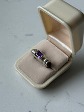 Load image into Gallery viewer, Vintage Amethyst &amp; Citrine Sterling Ring Size 5
