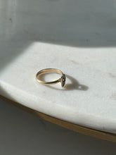 Load image into Gallery viewer, Vintage Diamond ‘D’ 14k Gold Ring Size 7
