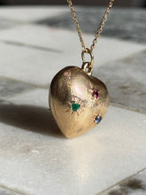 Load image into Gallery viewer, Vintage 1960s Solid 14k Gold Starburst Heart
