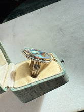 Load image into Gallery viewer, Abalone Shell Sterling Silver Ring Size 7
