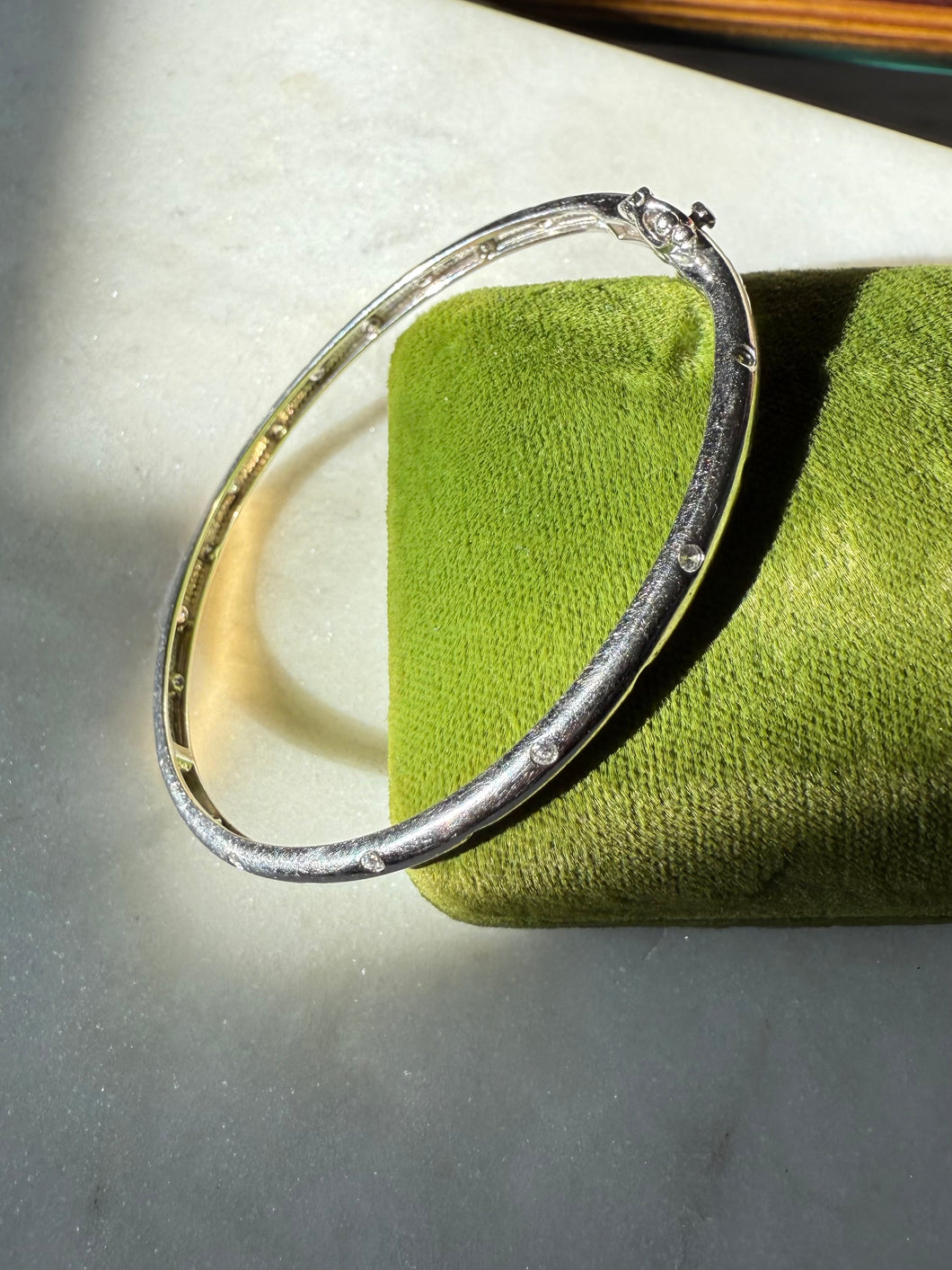 y2k Sterling Silver Bangle Bracelet