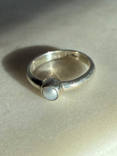 Load image into Gallery viewer, Pearl Sterling Silver Ring Size 5.25
