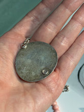 Load image into Gallery viewer, Vintage Blue Morpho Butterfly Sterling Silver Necklace 18”

