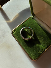 Load image into Gallery viewer, Turquoise Inlay Sterling Silver Ring Size  7.5
