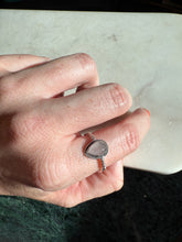 Load image into Gallery viewer, Quartz Sterling Silver Dainty Ring Size 9.5
