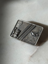 Load image into Gallery viewer, Vintage Owl &amp; Bird Sterling Silver Brooch
