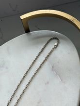 Load image into Gallery viewer, Etched Locket Sterling Silver Necklace 16”
