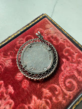 Load image into Gallery viewer, Vintage Quarter Ounce Fine Silver Enamel Cameo Pendant
