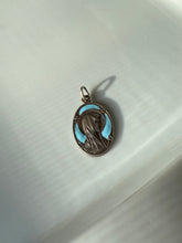 Load image into Gallery viewer, Antique French Silver Enamel Virgin Mary Charm
