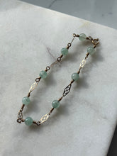 Load image into Gallery viewer, Midcentury 1/20 12k Gold Filled Bead Bracelet 8”
