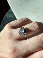 Load image into Gallery viewer, Moonstone Sterling Silver Ring Size 6.25
