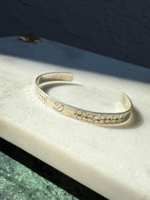 Load image into Gallery viewer, ‘D’ Sterling Silver Cuff Bracelet 6.25”
