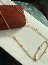 Load image into Gallery viewer, Gold Vermeil Necklace 30”
