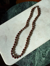 Load image into Gallery viewer, Vintage Brown Pearl Sterling Silver Necklace 17”

