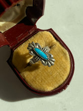 Load image into Gallery viewer, Turquoise Vintage Sterling Silver Ring
