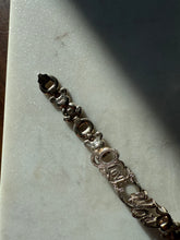 Load image into Gallery viewer, Love You Teddy Bear Sterling Silver Bracelet 6.75”

